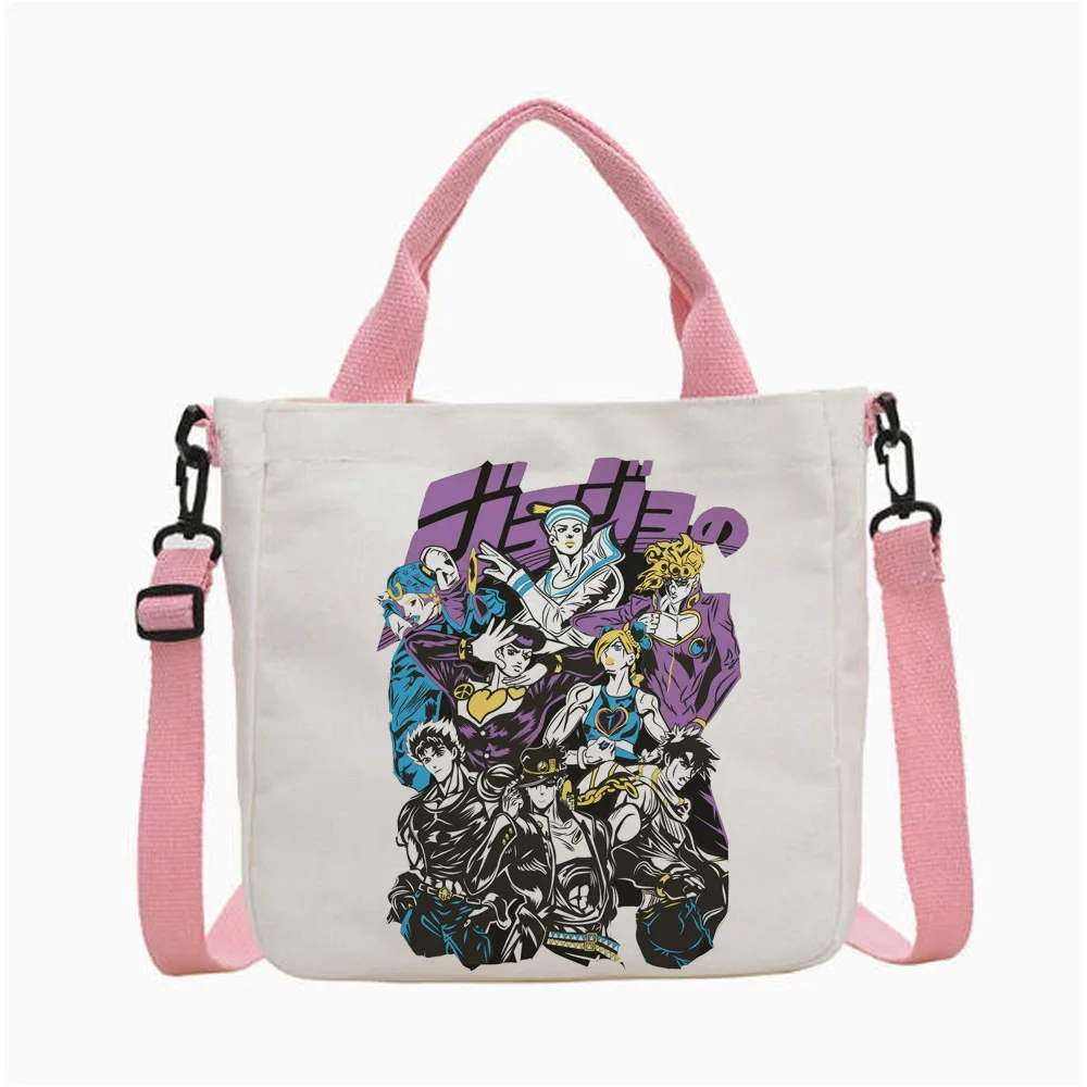 Jojo Bizarre Adventure Steel Ball Run tote bag totebag y2k einkaufstasche canvas  shoulder  woman