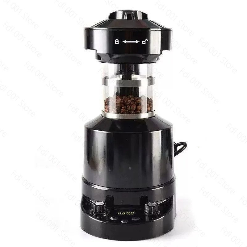 Novice coffee bean roaster Small household automatic timing temperature control Transparent hot air dryer Grinder