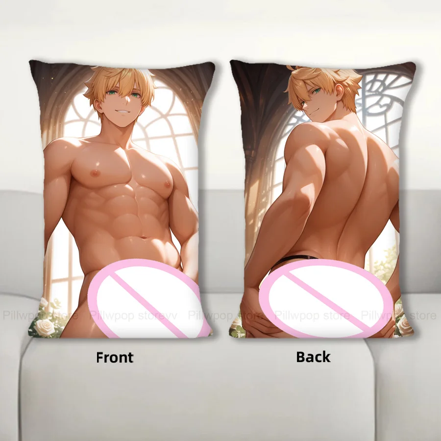

Dakimakura Anime ArthurPendragon Body Pillow Cover Sofa Cushion Double-side Print Throw Pillow Case 40X60cm