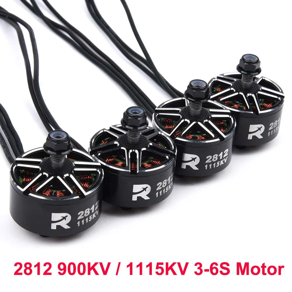 

4PCS 2812 900KV 1115KV 3-6S Brushless Motor for RC Multirotor XL7 APEX Mark4 7" 8" 9" FPV Long Range Racing Drones DIY Part