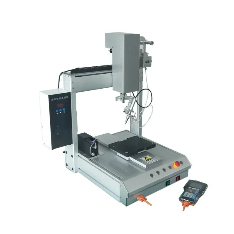Desktop Non-standard Automatic Soldering Machine Double Head Double Station Soldering Equipment