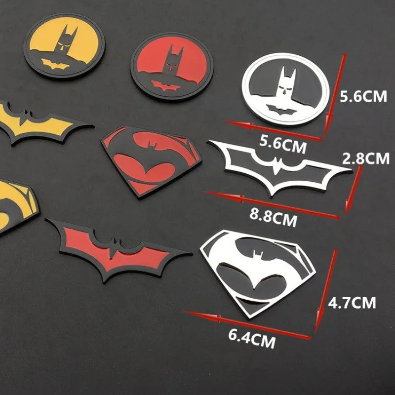 الوحش المملكة باتمان المعادن التسمية الإبداعية عالية القيمة بارد أنيمي فيلم الطرفية سيارة شخصية للماء الجسم ملصق هدية