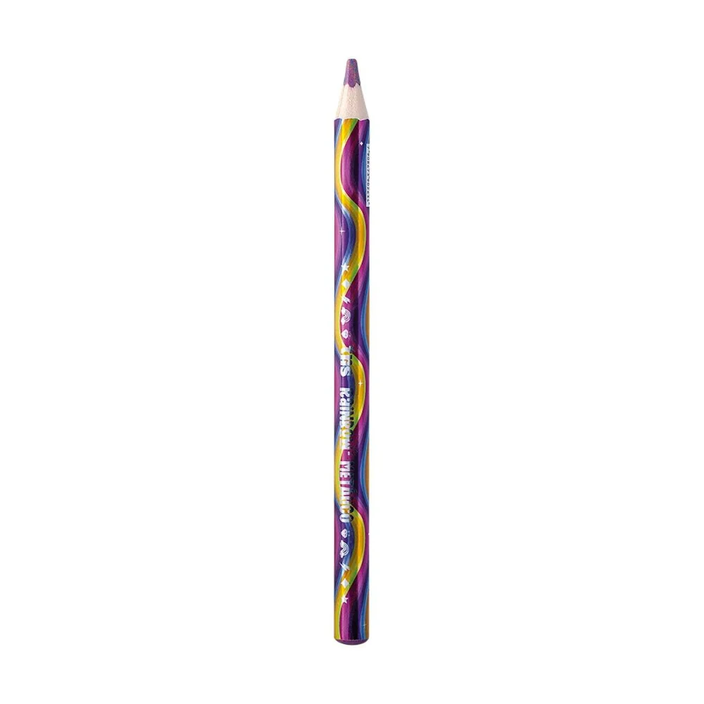 Jumbo Color Pencil Rainbow TRIS Metallic Colors