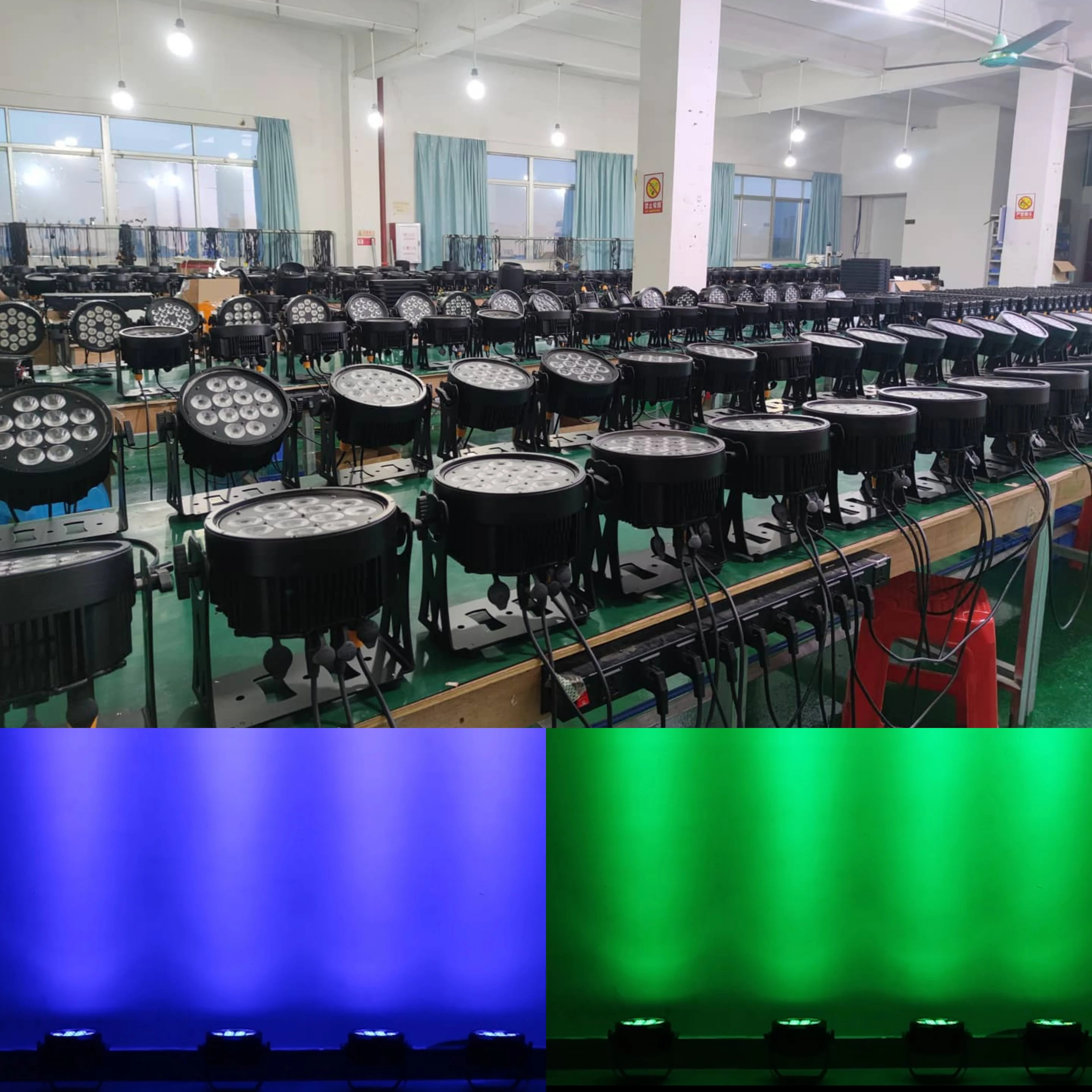 Baiyi Wifi Wireless Dmx Battery Powered Led Par Can 12*18w Outdoor Waterproof Led Stage Lights