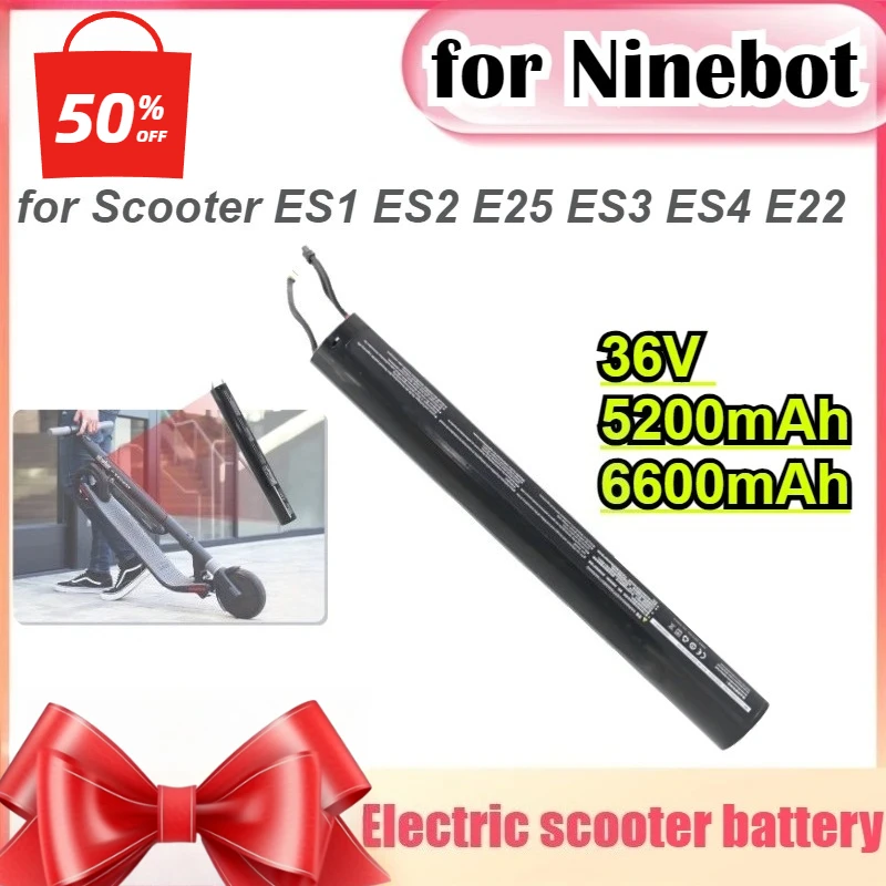 

Сменный аккумулятор 36 В для скутера Ninebot ES1 ES2 E25 ES3 ES4 E22, интеллектуальный электрический скутер, внутренний встроенный аккумулятор