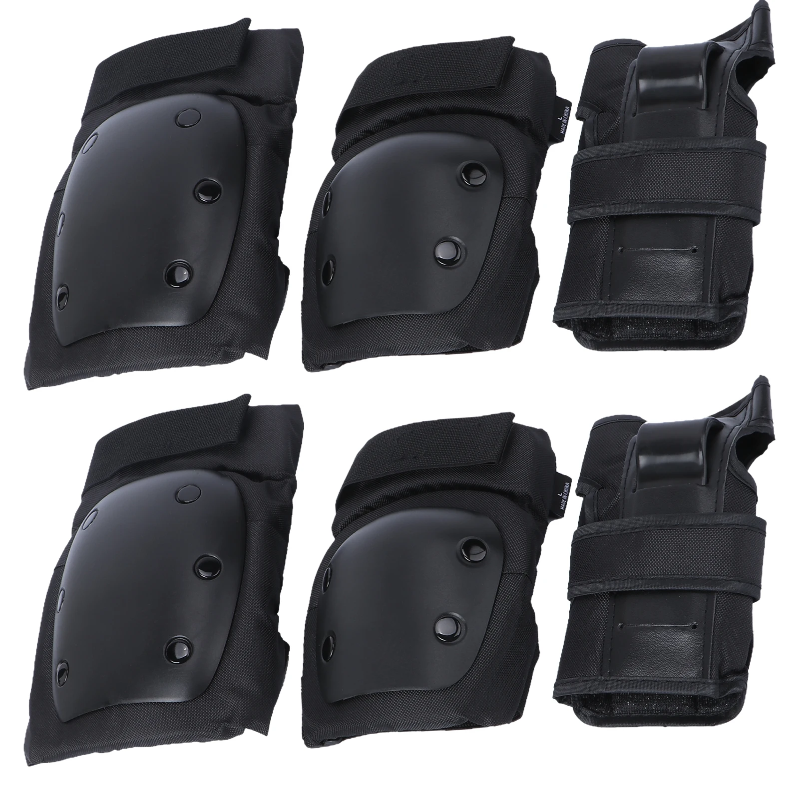

6pcs Scooter Guard Set Skateboard Skating Supplies Kid Adult Elbow Kneecap Wrist Protectors Durable EVA PP Materials Impact