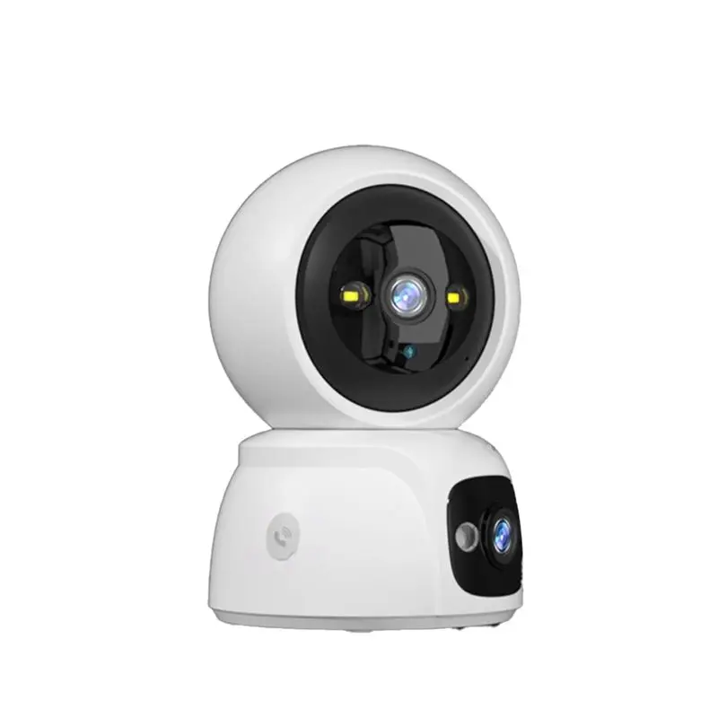 Innovative US Plug 4MP UHD Full Color APP Dual Lens WIFI IP Camera Home Security CCTV Intercom Baby Monitor AI Humanoid Detectio