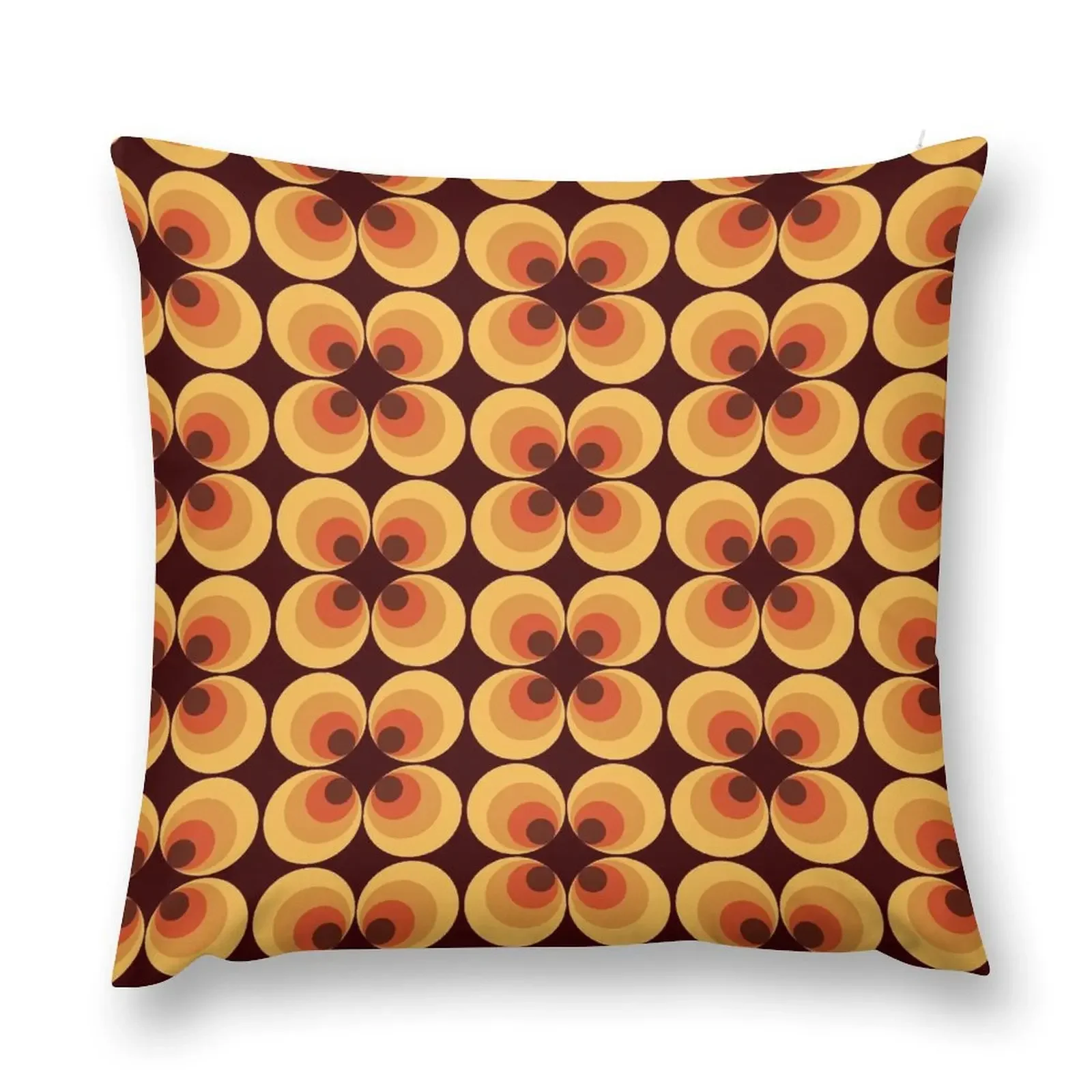 

Retro Orange Throw Pillow Decorative pillow case Couch Pillows autumn decoration pillow