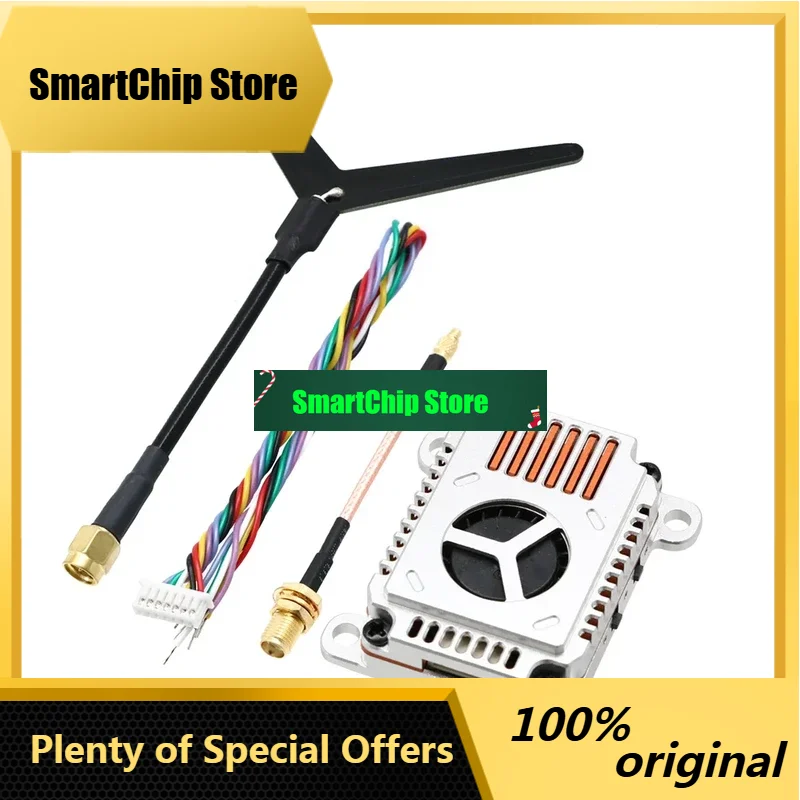 SmCpFPV 5.8G 3W Video Transmitter VTX 48CH 25MW/1000MW/2000MW/3000MW Adjustable For Long Rang Racing Drone RC Cars Accessories K