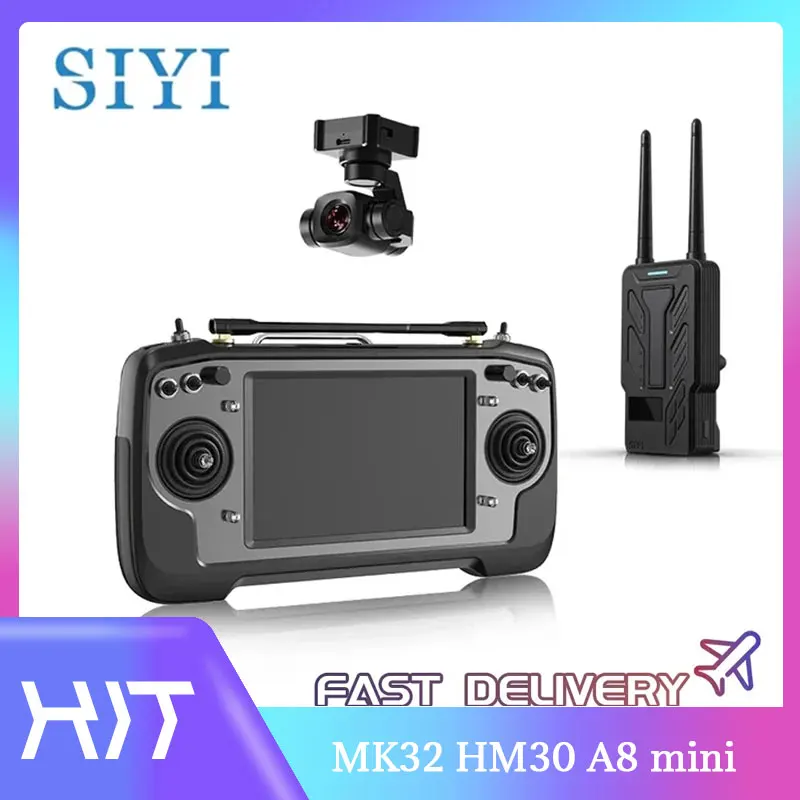 SIYI MK32 HM30 DUAL Enterprise Handheld Ground Station Image Transmission System with Dual Operator and Remote Control