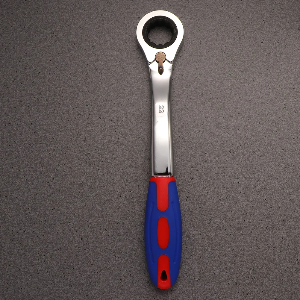 

22Mm Two-Way Ratchet Wrench Tool Durable Steel Compact Design Automotive Repair Emergency Car Kit Home Professional Use Quick