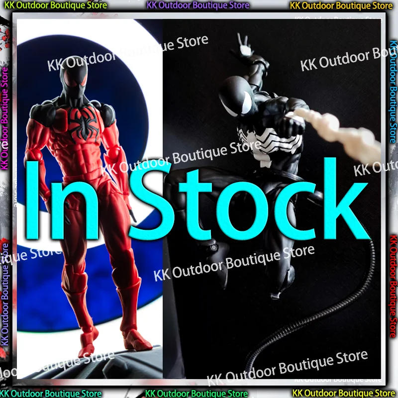 

В наличии беспорядочные игрушки Человек-паук Симбиот Алый паук Каин Паркер Messtoys Человек-паук Черный костюм Аниме Фигурка Подарки Игрушки