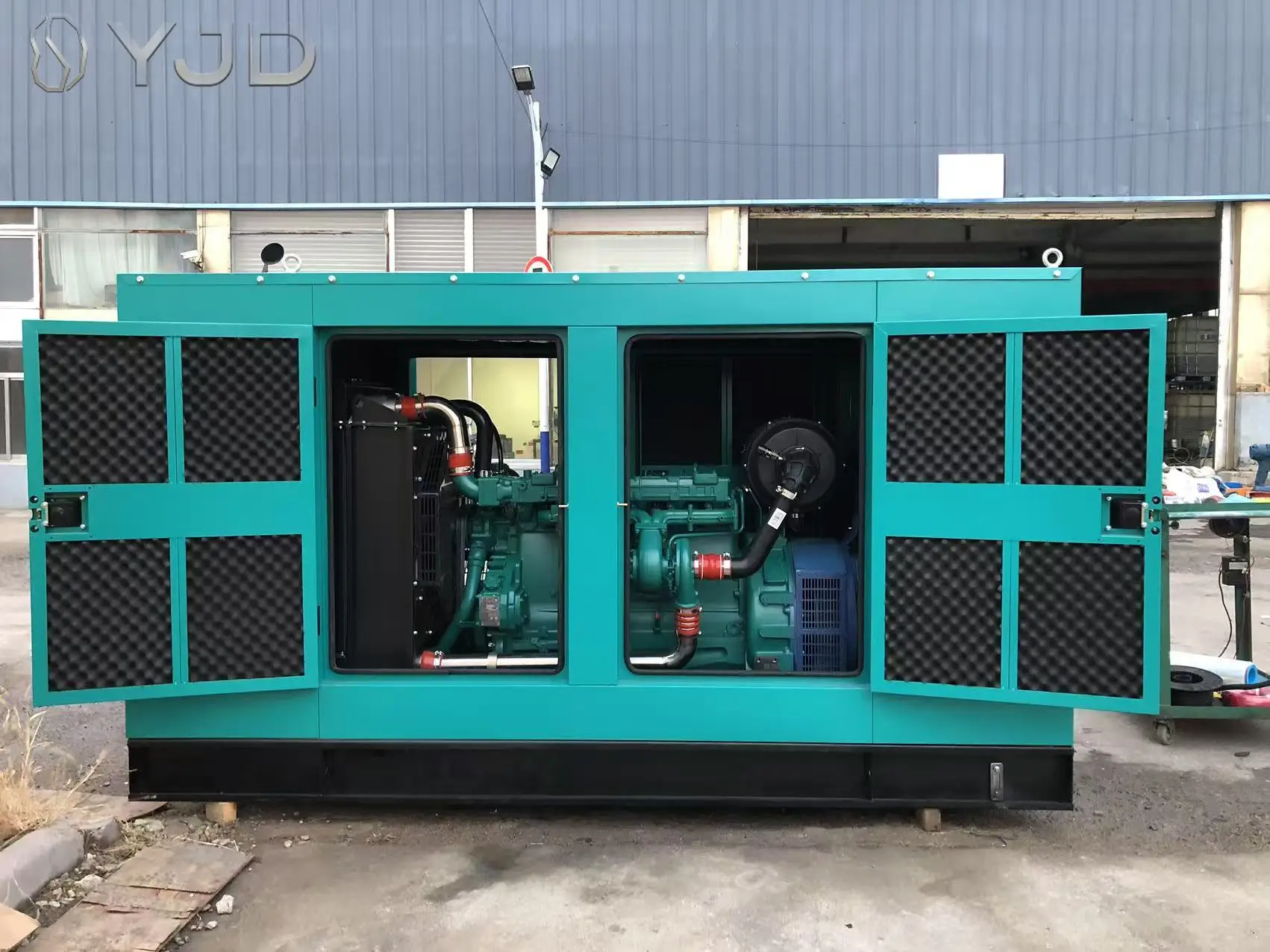 Weic-hai WP6D132E200 132KW 165KVA High-Speed Diesel Silent Canopy Type Generator Auto Start ATS Brushless Alternator Mobile