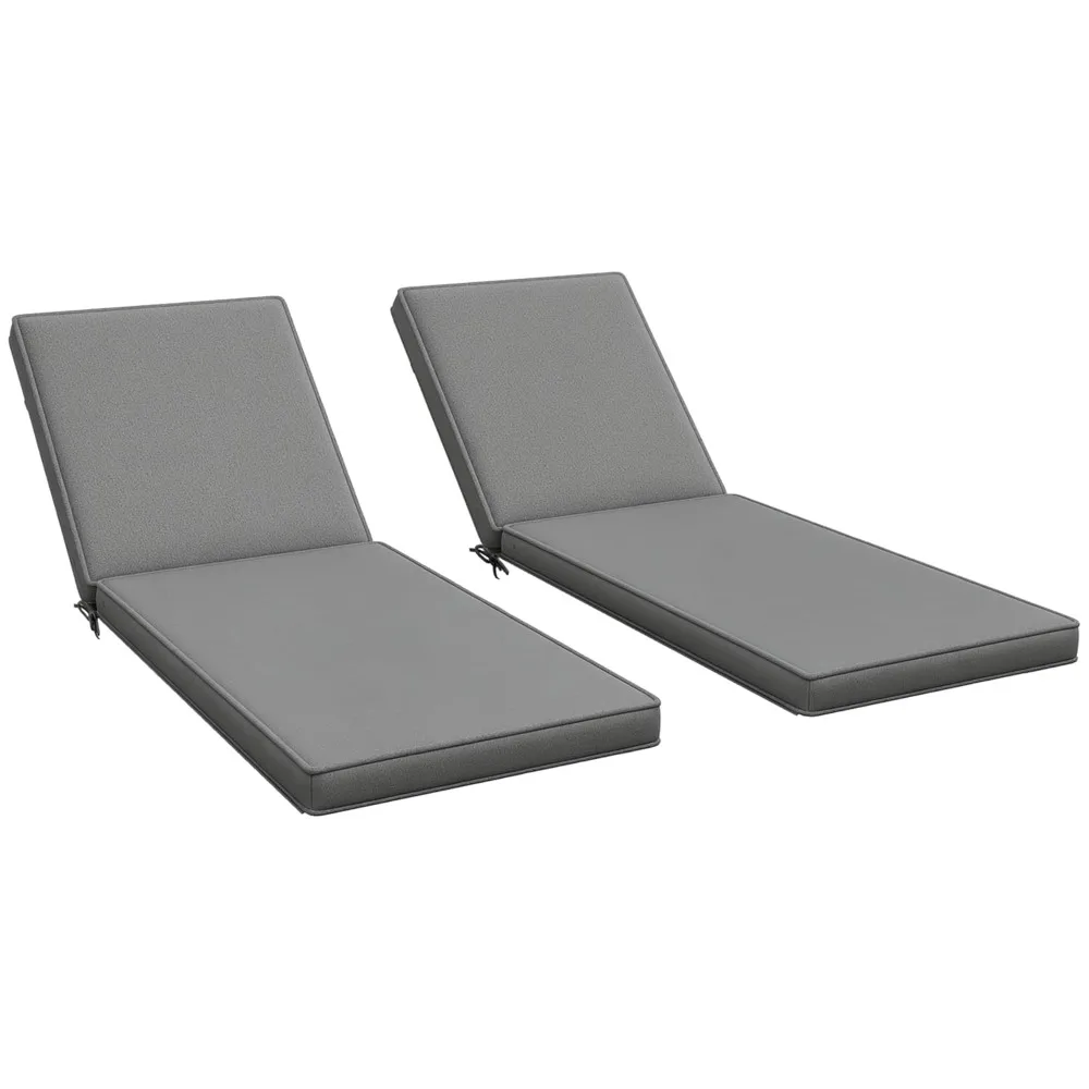 

Outdoor Lounge Chair Mat Set (2 Pieces), Replacement Mat for Sun Lounge Chair, Customizable