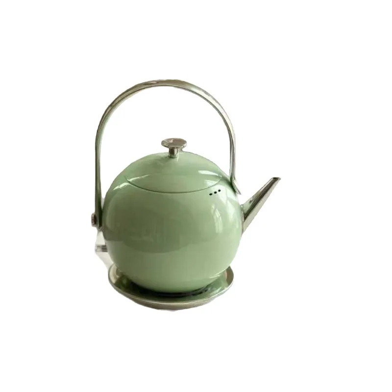 Electric Kettle 304 Stainless Steel Portable Handle Small Water Boiler For Home Tea Brewing Household Drink Heating Pot