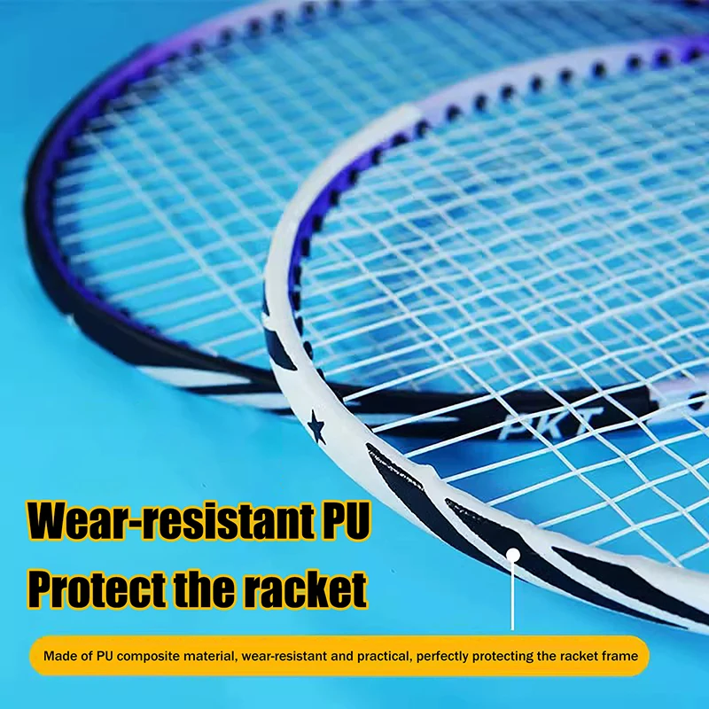 

10Pcs Badminton Racket Head Edge Protector Tape Self Adhesive Anti-Paint Wear-Resistant Sport Badminton Equipment Care