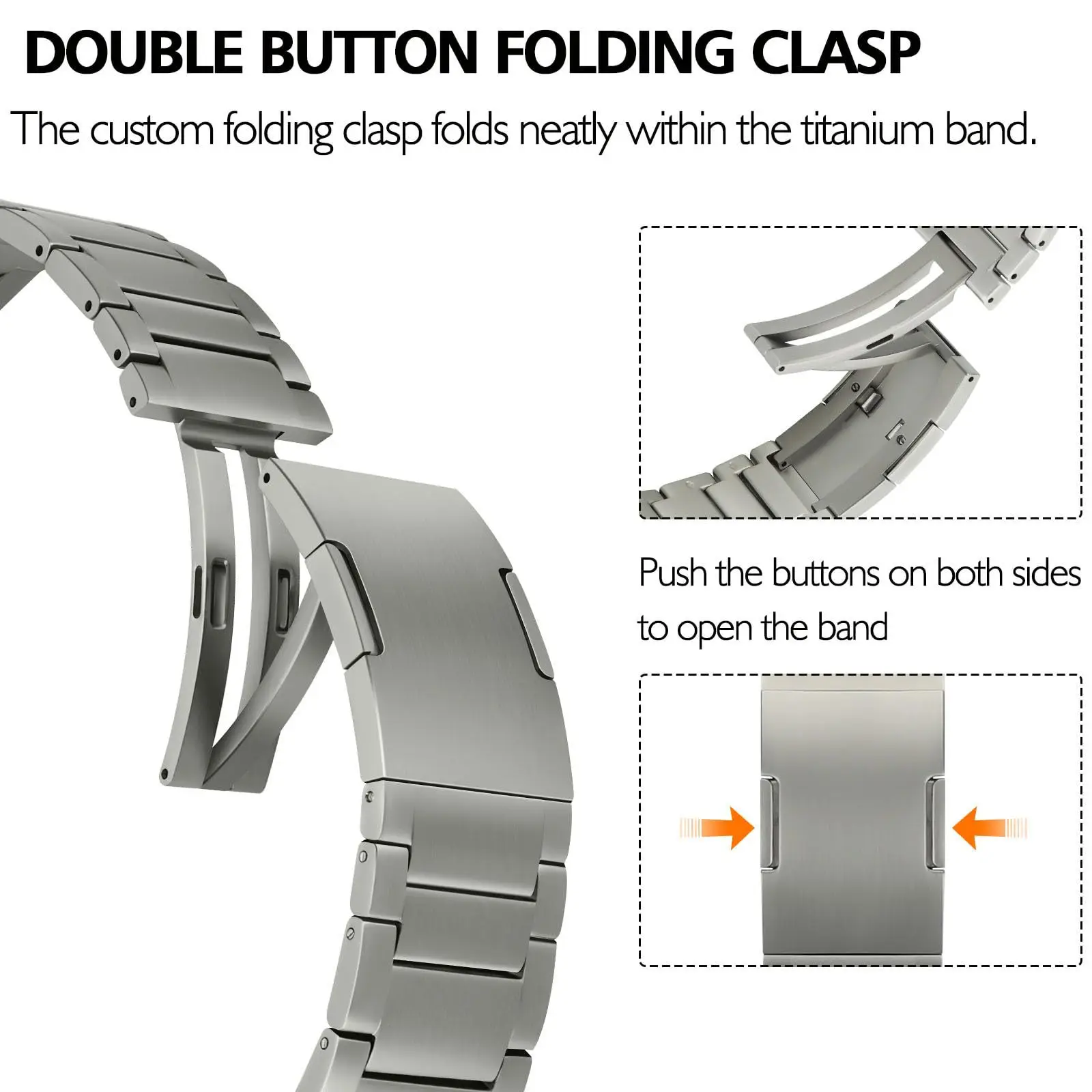 حزام من الفولاذ المقاوم للصدأ لساعة أبل الترا 2/1 49/46/45/42/38 مللي متر أداة مجانية سريعة التفكيك سوار معدني لساعة أبل 10 9 8 7 6 5