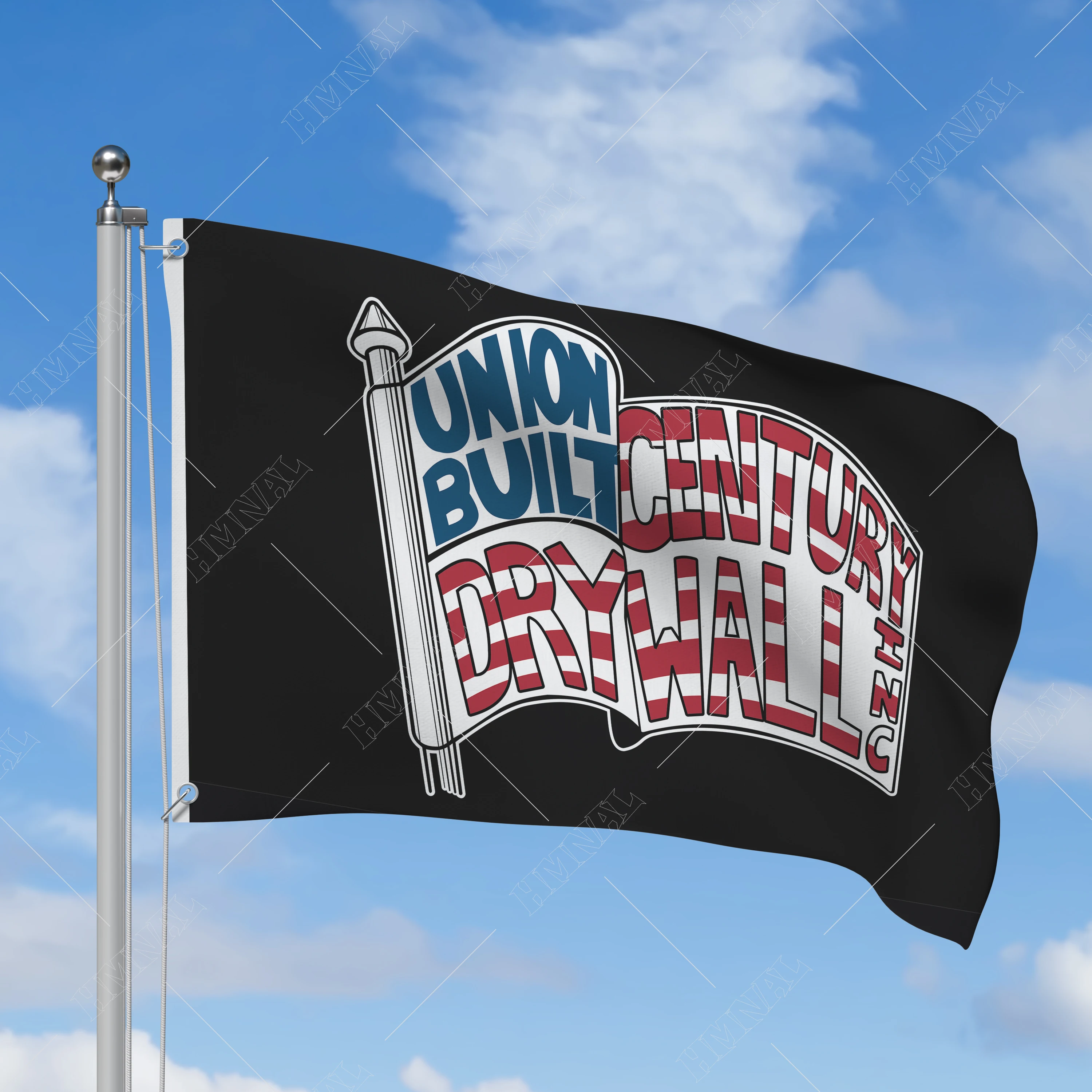 2X3FT banner of the union built CUSTOM USA dry wall 90X150 CM FLAG