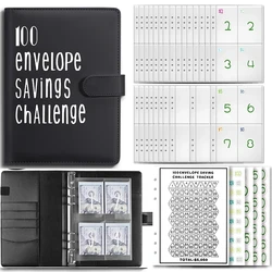 100 Envelope Cash Savings Challenge, Saving Challenge Envelop Book, Budget Envelope Financial Assistant, A5 Size Cash Binder