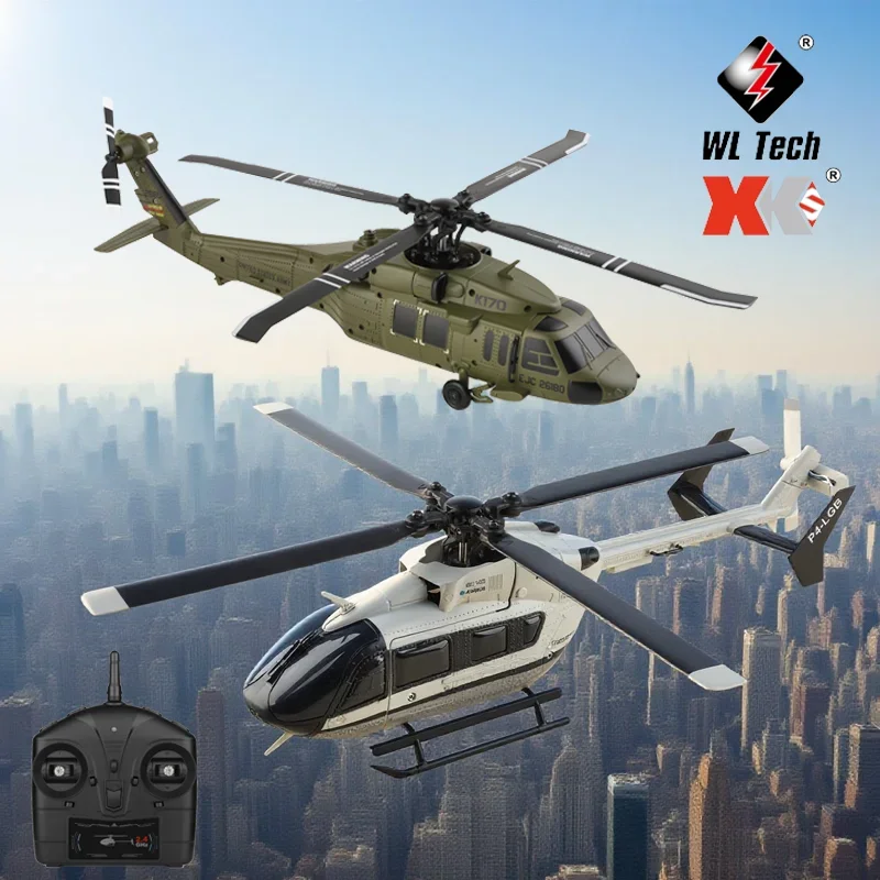 

Wltoys Новая модель радиоуправляемого вертолета K170/160, 4-канальный безфлайбарный вертолет, регулируемая левая и правая дроссельная заслонка без клапанов, радиоуправляемые игрушки