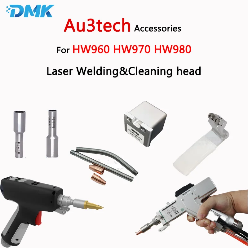 Aksesori Au3tech HW960 HW970 HW980 Aksesori nozel bawah pipa pelindung fokus reflektif Len Laser Las bagian bersih