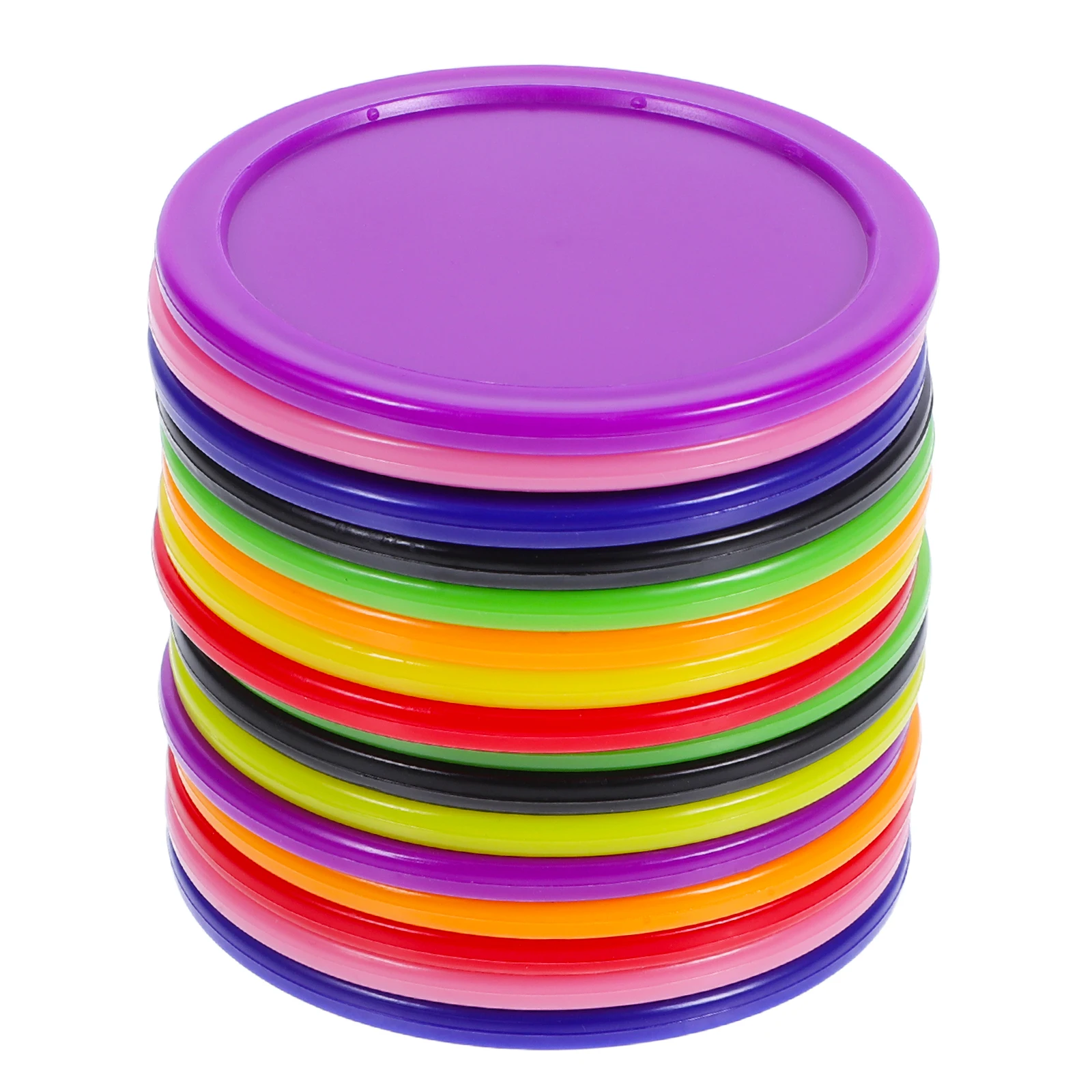 

16pcs Air 64mm Ice Hockey Practice Pucks Plastic Table Accessories Ice Pucks Multiplayer Team Sports