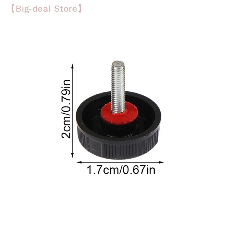 【M】5/10 قطعة العالمي الصيد بكرة مقبض المسمار الجوز قبعات يغطي مع جوانات لصيد الأسماك بكرة مقبض الصيد السلطة مقبض مسامير #6