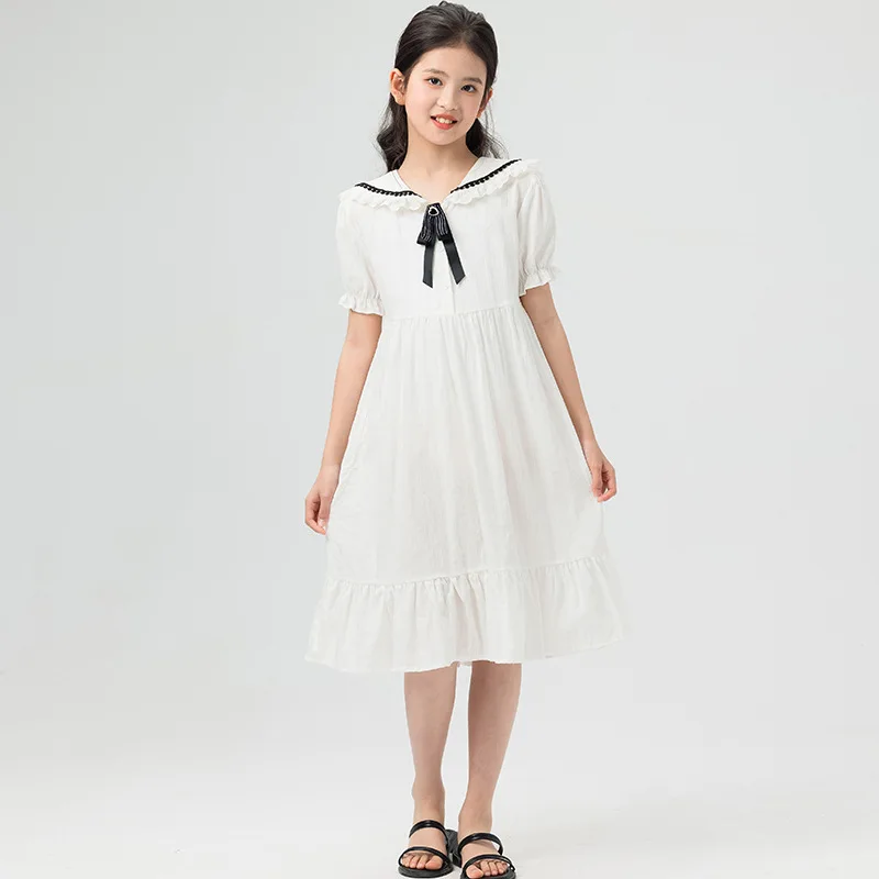 Girls Dress V-Neck …