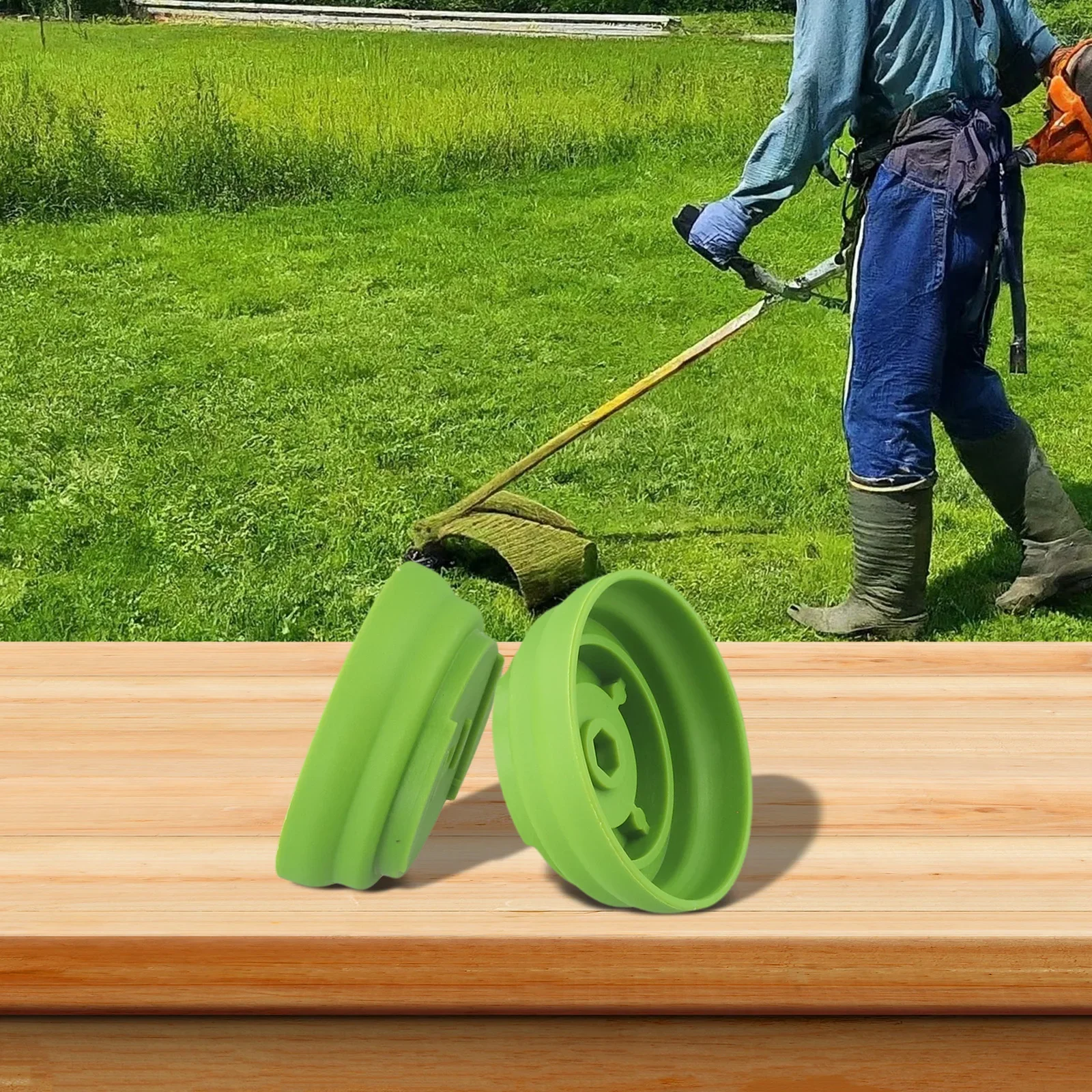 Plastic Cover Blade Base Replacement Brush Cutter For Electric Cordless Grass Trimmer Power Tool 2PCS Assembly