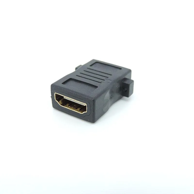 HDMI-compatible Female to Female Coupler Mount Panel Cable Adapter Converters Straight for 1080P HDTV Cable Extension w28