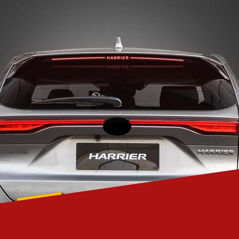 For Toyota Harrier Rear high brake light exterior decoration modified carbon fiber sticker personalized decorative accessories