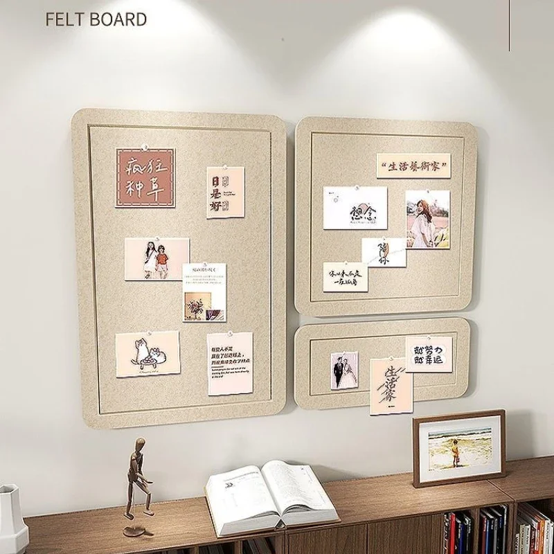 Simple Photos Walls Badges Decorative Boards Stickers Environmental Materials Wall Felt Sticker Cover Up Decorations Background