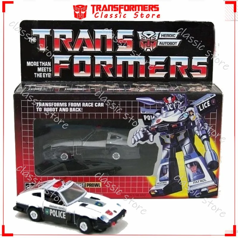 ในสต็อกคลาสสิก Transformers ของเล่น G1 Reissue KO Edition Prowl Cybertron Autobots Action Figures ของขวัญสะสม