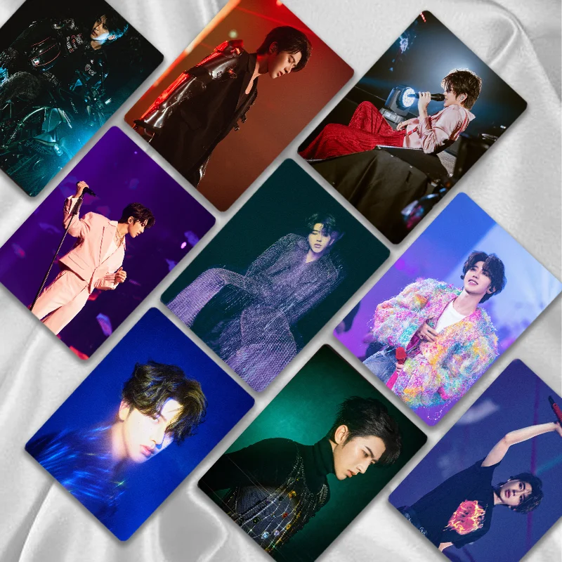 50 Pcs/Set Wang Hedi, Cai Xukun Laser Lomo Card Star Characters Photocard Collection Cards Fans Gift