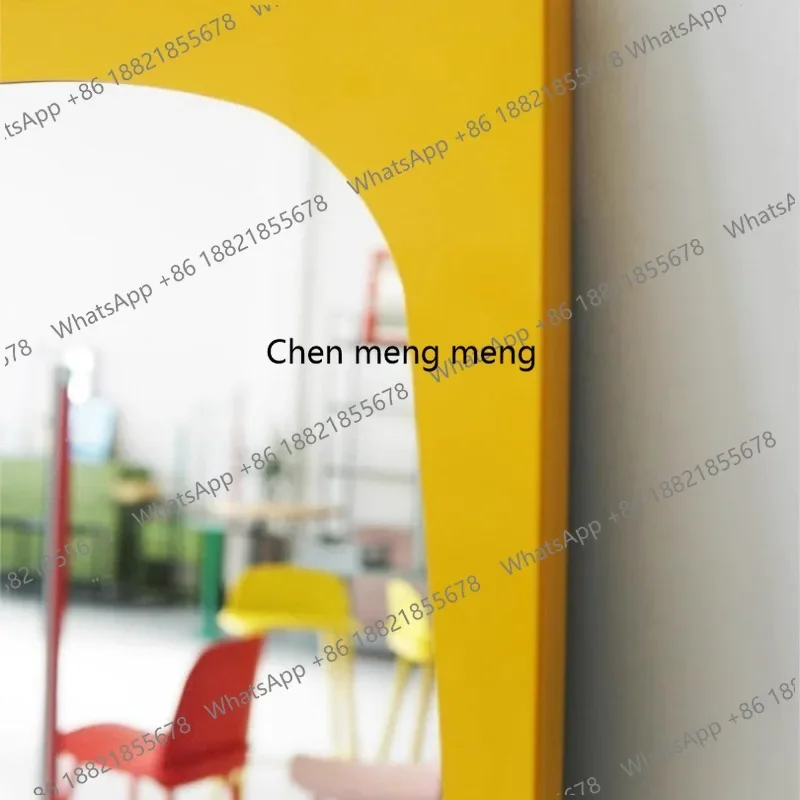 Household full-body floor-to-ceiling mirror wall-mounted living room bedroom clothing store wall-to-wall full-length mirror