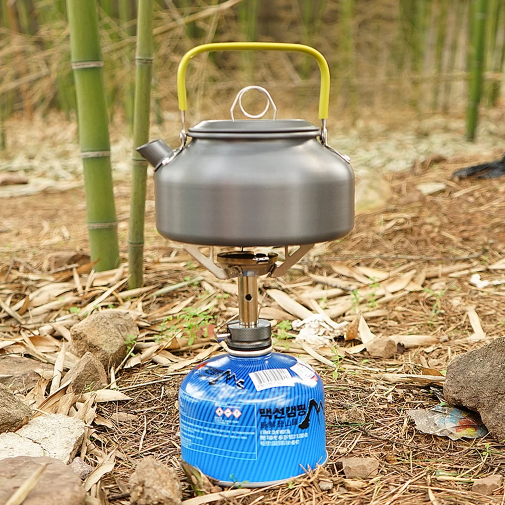 

Mini Stove Head Portable Gas Burner Furnace End for Camping Hiking Picnic BBQ Lightweight Foldable High Thermal Efficiency