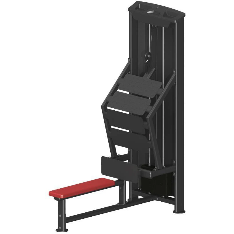Commercial Gym Steel Workout Equipment Incline Rowing Machine for Bodybuilding Indoor Application with Pin Loaded Leg Extension