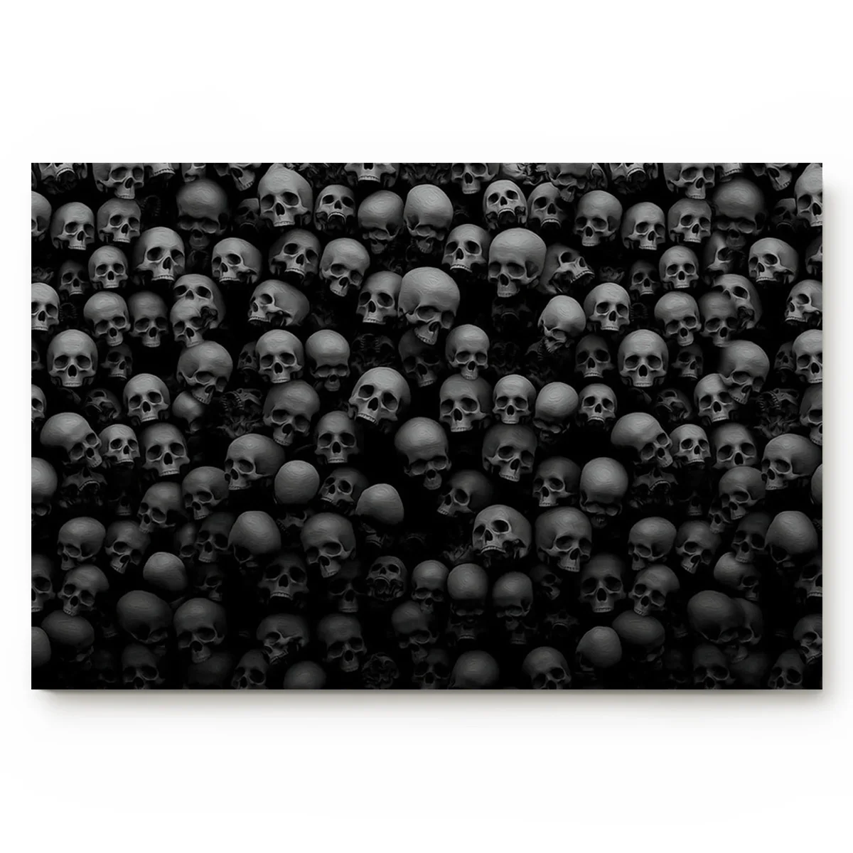 kitchen rug Skull Wall Skull Horror Doormat Non-Slip Indoor/Outdoor Door Mat Home Decor Entrance Floor Mats