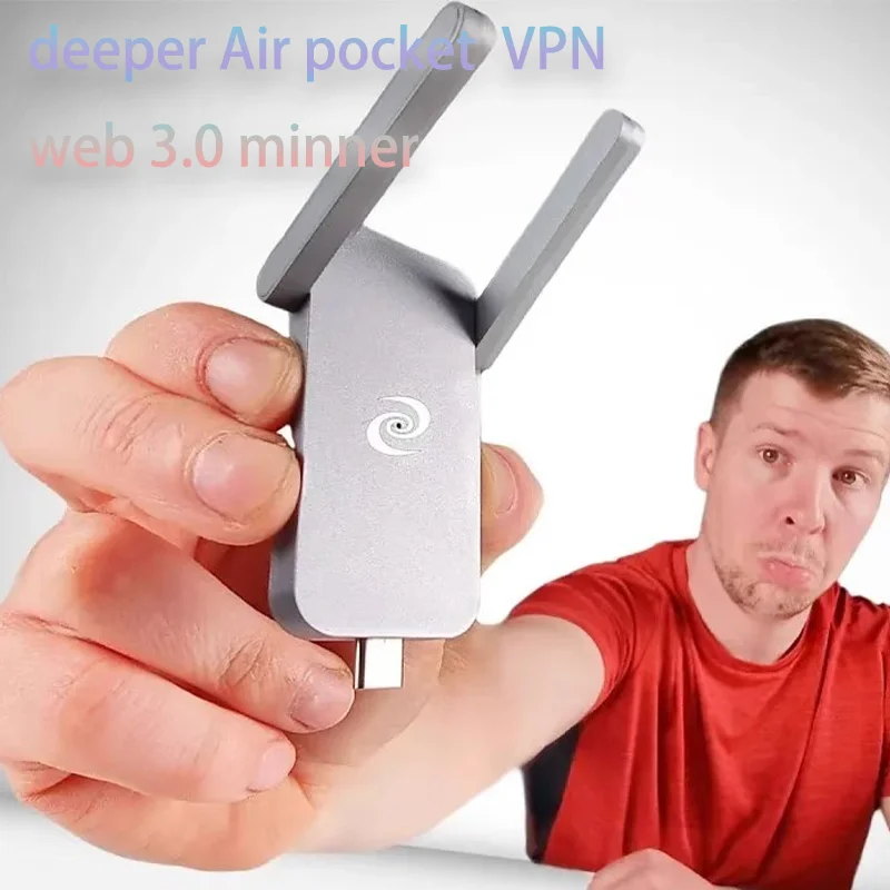 Pocket-Sized Wireless Deeper Connect Air VPN router firewall web3.0 Travel Portable Wireguard  DPN WiFi Router for Mac and PC