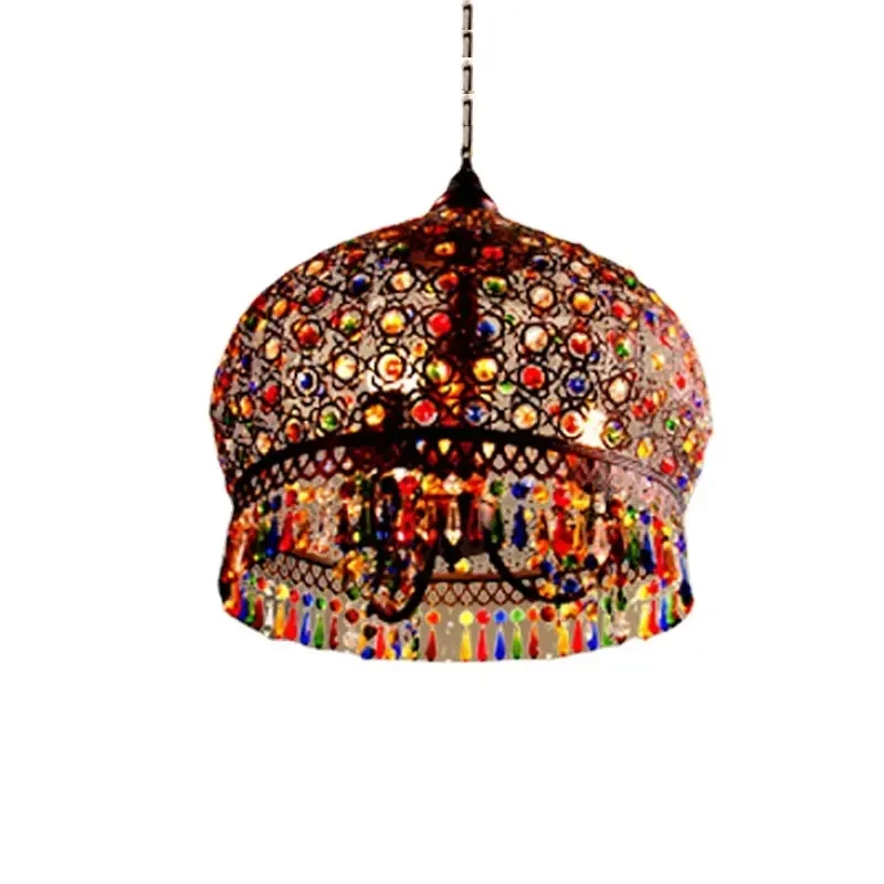 Sudeste asiático luzes pingente casa luminaria decoração quarto luminária led lustre industrial teto pendurado lâmpada