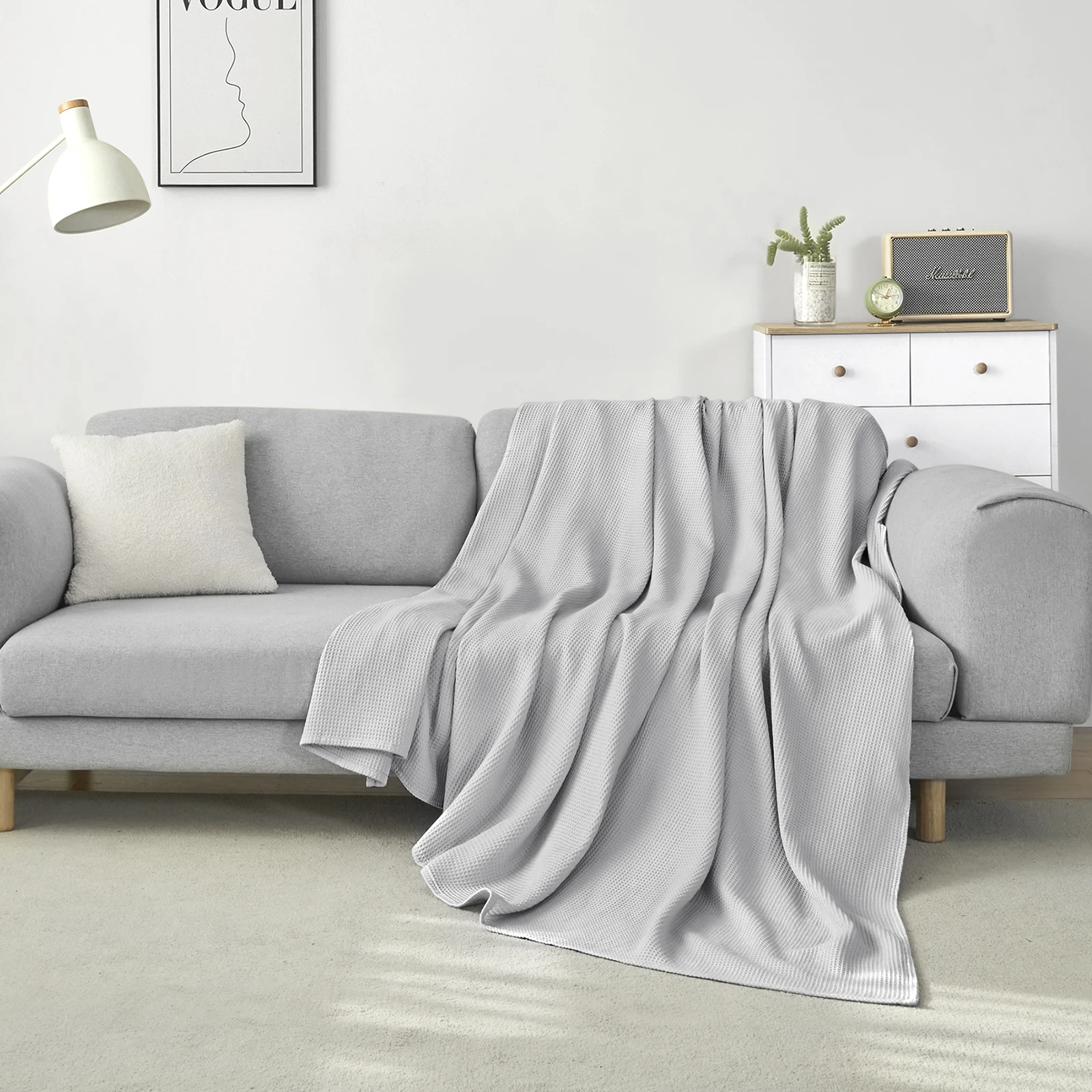 المفرش 100% القطن السرير رمي خفيفة الوزن الهراء نظرة بطانية لينة رمي بطانية لحاف ل أريكة تتحول لسرير غرفة المعيشة غرفة نوم