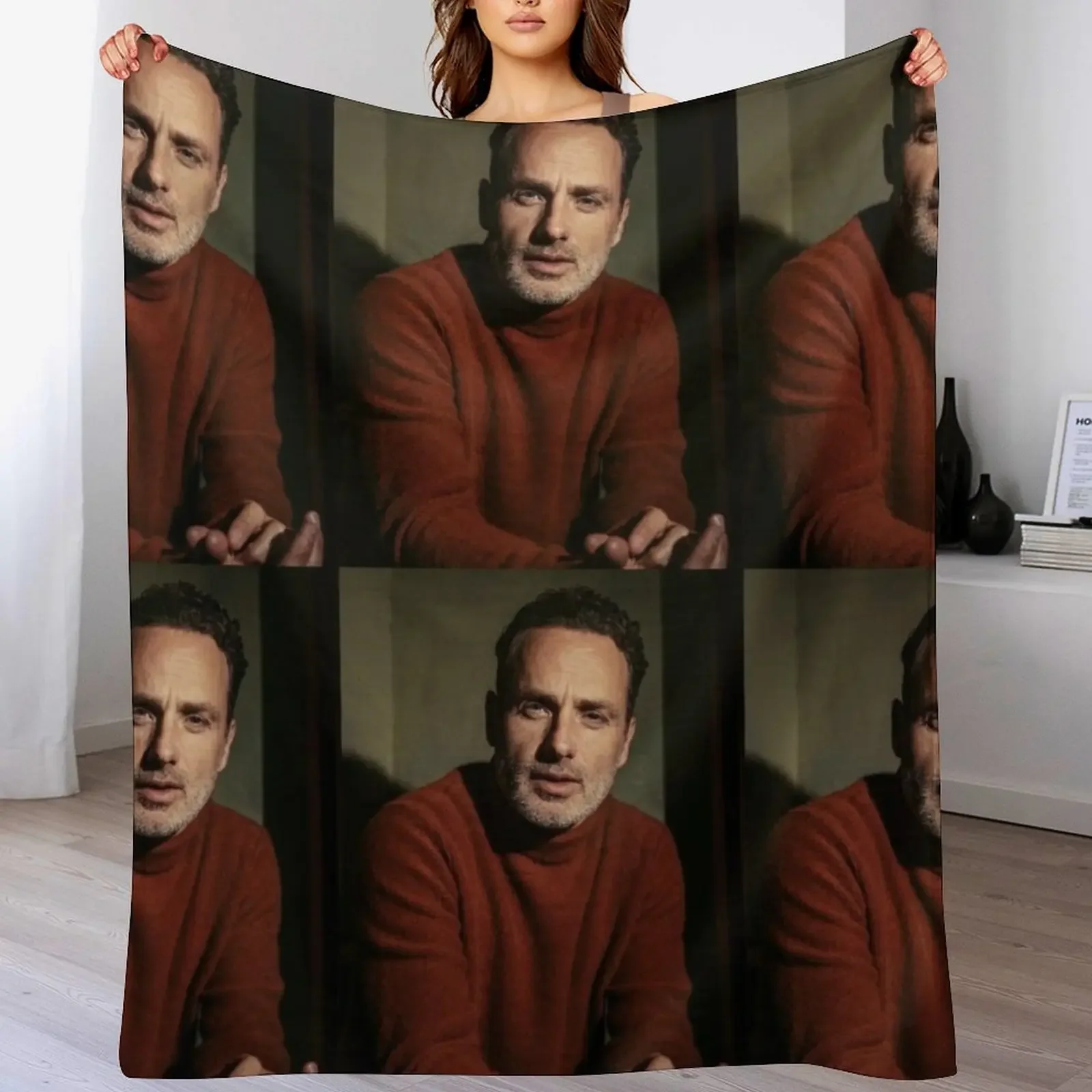 

Andrew Lincoln Throw Blanket Thin Soft Blanket for Summer Night Sleeping