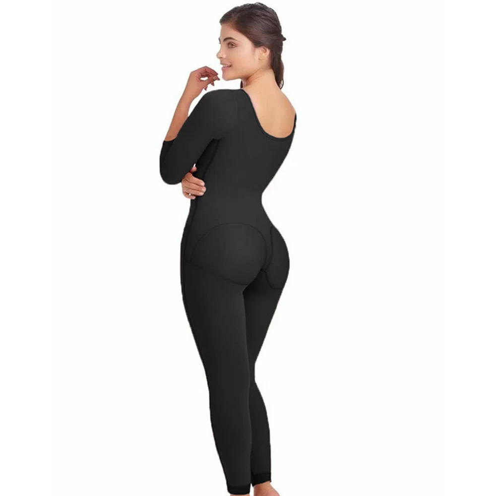 Fajas Colombianas Women Postpartum Slimming Girdle Postoperative High Compression Bodysuit Shapewear Corset Waist Trainer