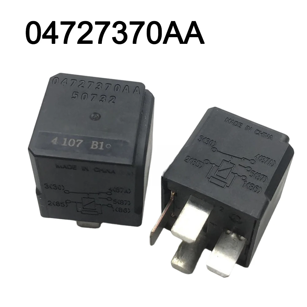 

2pcs Automotive Relay 04727370AA 5-pin One Open One Closed 12VDC DC12 For DODGE Or For JEEP Vehicles Using Marked Relays