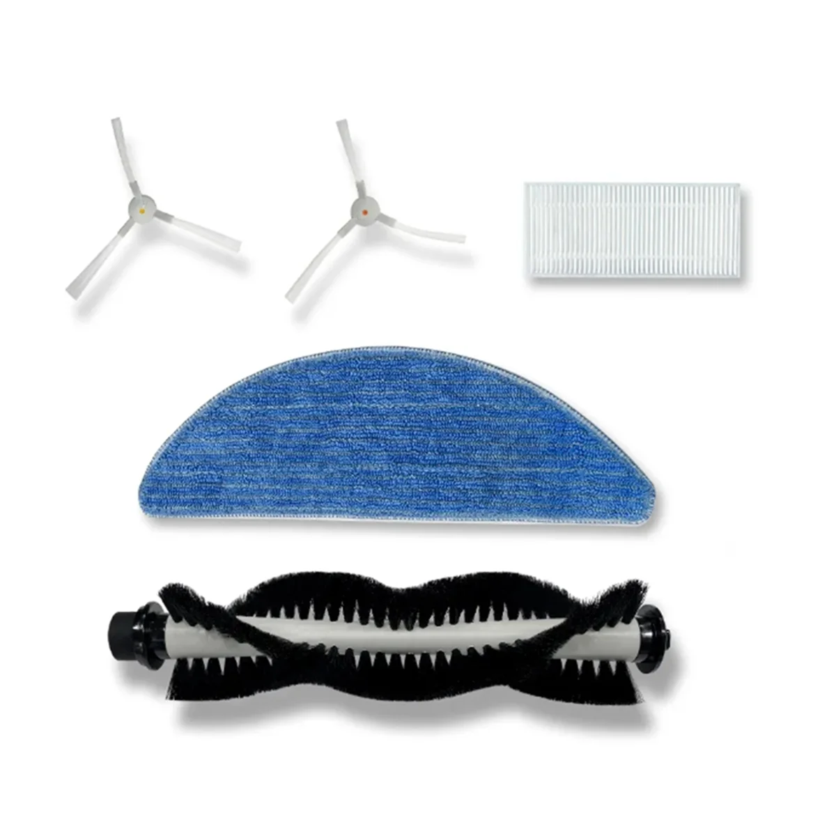 Kit d'accessoires pour aspirateur robot ABIR R30, brosse latérale principale lavable, filtre de gril de vadrouille, pièces de rechange