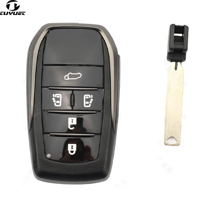 

Smart Key Shell for Lexus LM300H LM0120 5 Buttons Car Key Blanks Case with Emergency Insert Small Key Blade