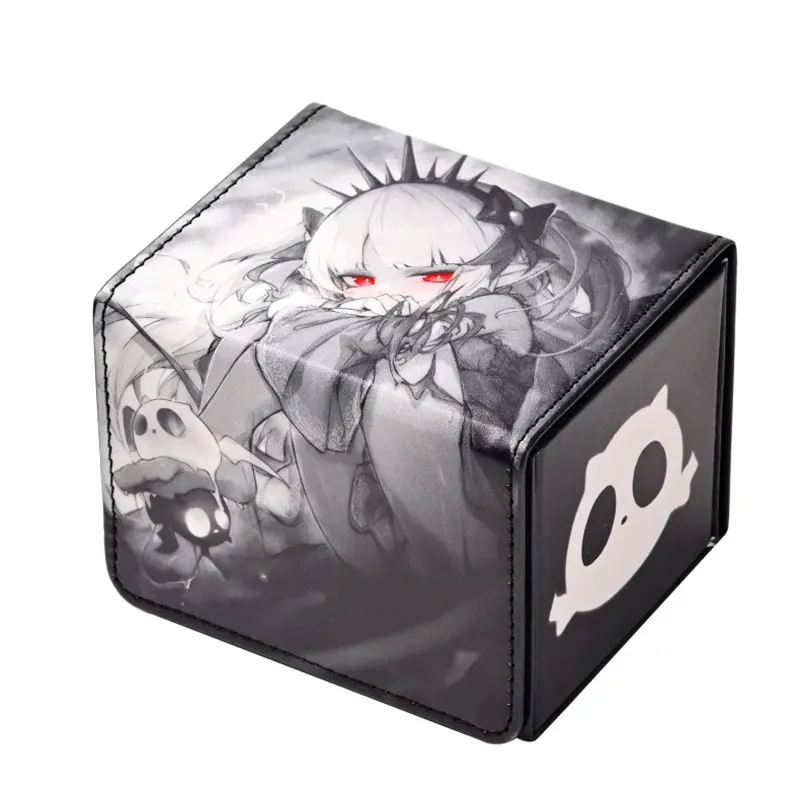 

100+ PU Anime Cards Storage Box Deck Board Game TCG Cards Box Protector Bag for MGT/Pkm/Yu-gi-oh/Trading Card Collecting Game