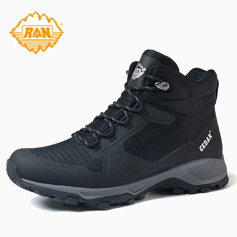 

RAN hiking shoes Men outdoor Waterproof travel boots Sneakers Casual walking shoes women Trainers ankle trekking hunting boots