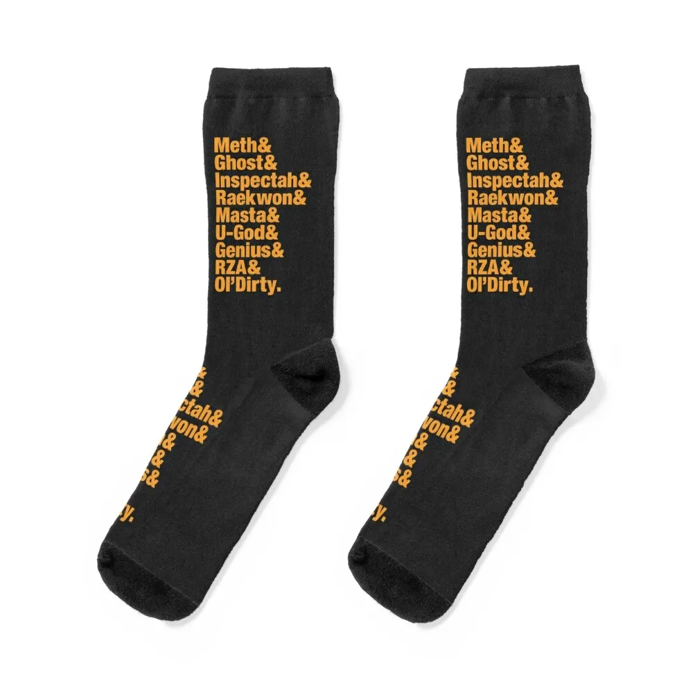 

Wu Lineup 90s Hip Hop Socks custom winter thermal basketball valentine gift ideas Women's Socks Men's