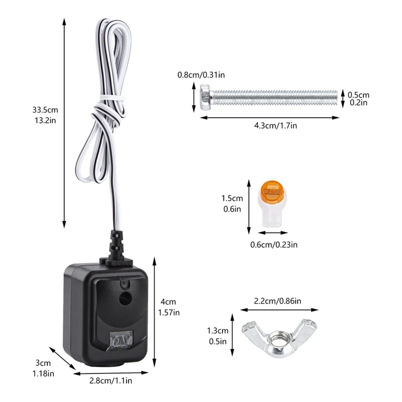 A46T 820CB Garage Door Safety Sensor Replacement Kit for G801CB-P/801CB/041-0136 for Chamberlain LiftMaster Sears Craftsman